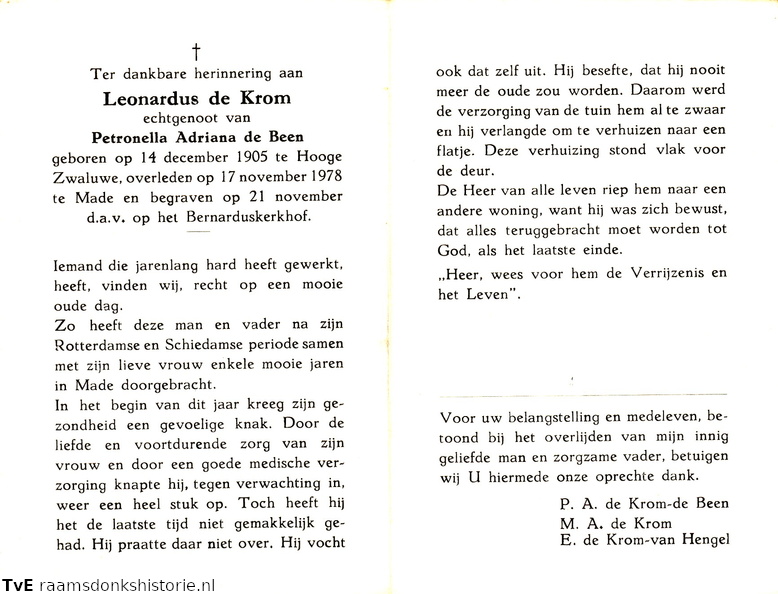 Leonardus de Krom- Petronella Adriana de Been.jpg